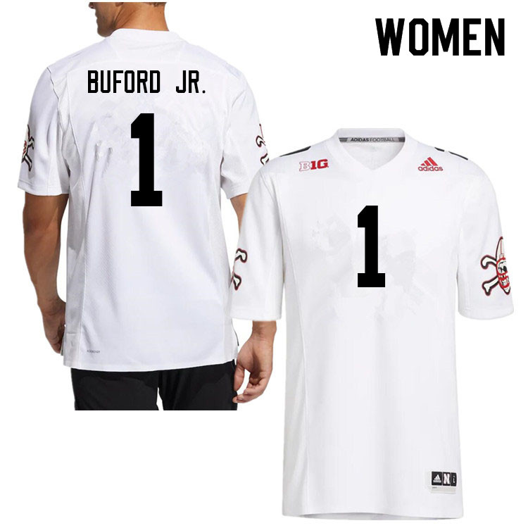 Women #1 Marques Buford Jr. Nebraska Cornhuskers College Football Jerseys Sale-Strategy - Click Image to Close